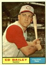 1961 Topps Baseball Cards      418     Ed Bailey